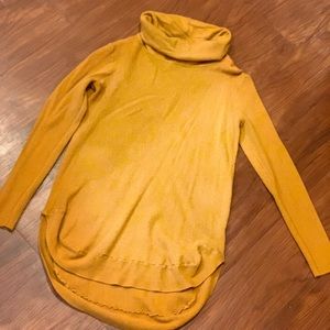 Cyrus Mustard Tunic Turtleneck Sweater.